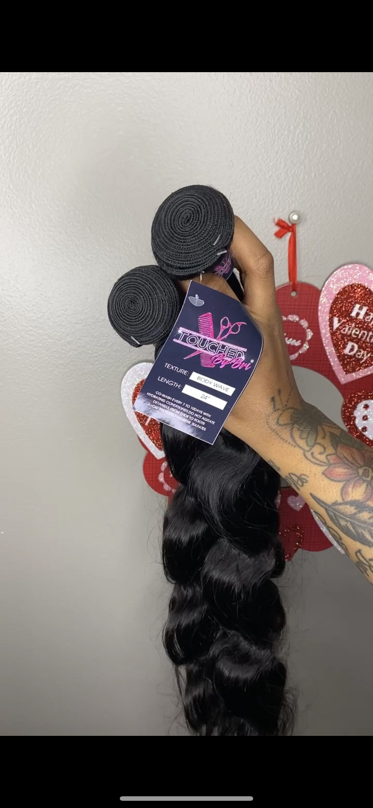 Virgin hair bundles